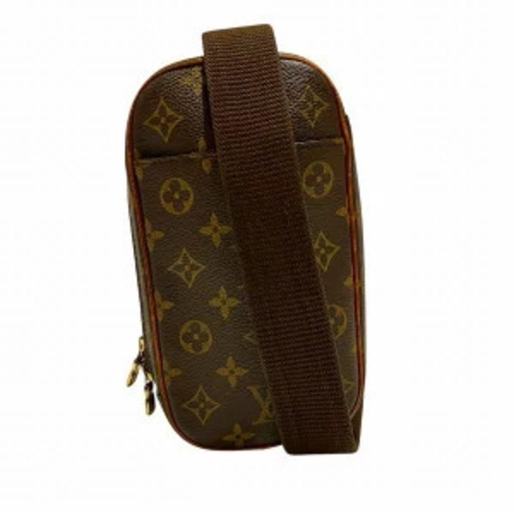 Louis Vuitton Monogram Pochette Gange Bag Shoulder